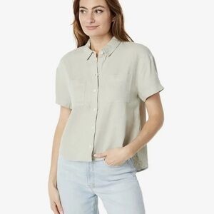 Madewell Breezewoven Beachside Shirttail Top